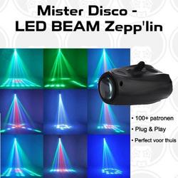 Mister Disco - LED Beam Zepplin | Discolamp | Muziek gestuurd | LED verlichting | Feestverlichting | Discolampen | Liefde | Party | LED lights | LED lamp | Party lights